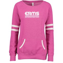 ERMS Ladies Varsity Fleece Crew Neck Pullover