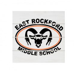 Alternative view of ERMS White Wood Pallet Coaster  Set of 1  no holder