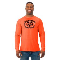 Alternative view of ERMS Adult DRI-POWER® Polyester Long Sleeve T-Shirt