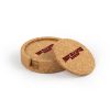 FHE Circular Cork Coaster Set of 4 with holder