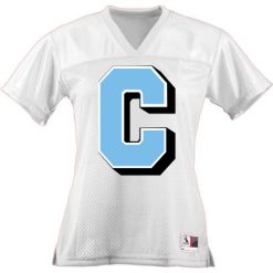 Alternative view of Grand Rapids Christian Ladies Junior Fit Replica Football Tee