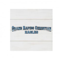 Alternative view of Grand Rapids Christian White Wood Pallet Coaster  Set of 1  no holder