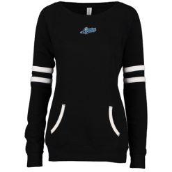 Lightning Bolts Ladies Varsity Fleece Crew Neck Pullover
