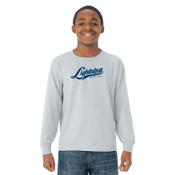Alternative view of Lightning Bolts Youth DRI-POWER® Youth Long Sleeve T-Shirt
