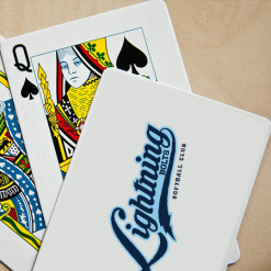 Alternative view of Lightning Bolts PlayingCards