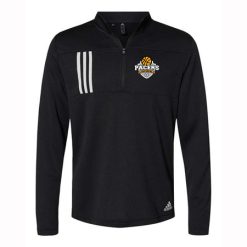 Alternative view of MFB Pacers Adult Adidas 3-Stripes Double Knit Quarter-Zip Pullover
