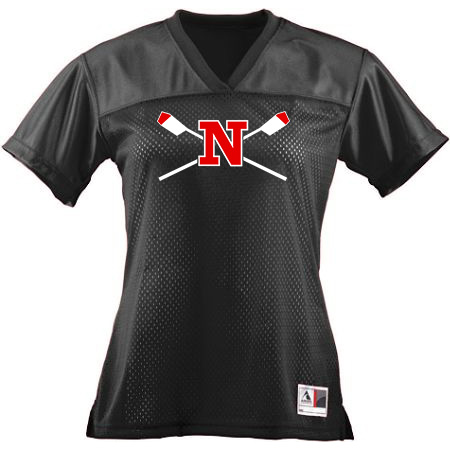 NV Rowing Ladies Junior Fit Replica Football Tee - Image 4