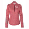 NV Rowing Ladies Adidas Ladies Heathered 1/4 Zip Pullover