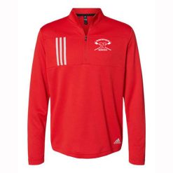 NV Rowing Adult Adidas 3-Stripes Double Knit Quarter-Zip Pullover