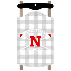 Alternative view of NV Rowing Sled Ornament