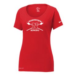 NV Rowing Ladies Nike Ladies Dri-Fit Scoop Neck Tee