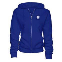 Alternative view of Polish Falcons Ladies Full Zip Fleece Hoodie
