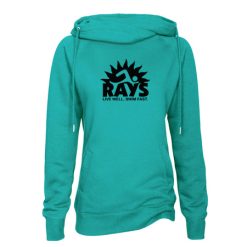 Alternative view of RAYS Ladies Classic Fleece Funnel Neck Pullover Hood