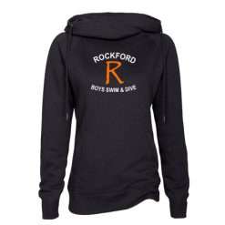 Rockford Boys S&D Ladies Classic Fleece Funnel Neck Pullover Hood
