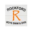 Rockford Boys S&D White Wood Pallet Coaster  Set of 1  no holder