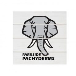 Parkside White Wood Pallet Coaster  Set of 1  no holder