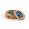 Sparta Circular Cork Coaster Set of 4 with holder