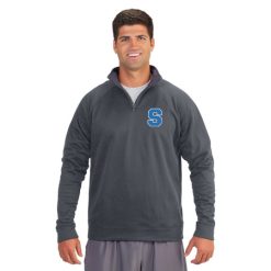 Alternative view of Sparta Adult DRI-POWER® 1/4 Zip Cadet Collar Sweatshirt