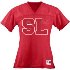 Alternative view of Spring Lake Ladies Junior Fit Replica Football Tee