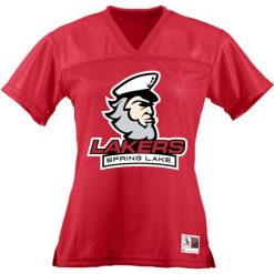 Spring Lake Ladies Junior Fit Replica Football Tee