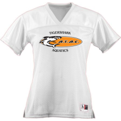 Alternative view of Tiger Sharks Ladies Junior Fit Replica Football Tee
