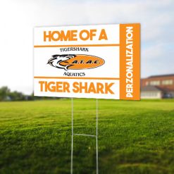 Alternative view of Tiger Sharks Yard Sign