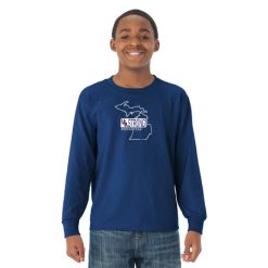 Alternative view of USA Strong MI Tough Youth DRI-POWER® Youth Long Sleeve T-Shirt
