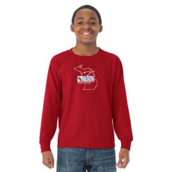 USA Strong MI Tough Youth DRI-POWER® Youth Long Sleeve T-Shirt