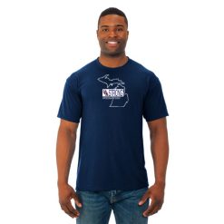 Alternative view of USA Strong MI Tough Adult DRI-POWER® Polyester T-Shirt