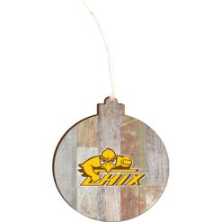 Alternative view of Zeeland East Light 4.18 X 3.86 Faux Wood Ornament
